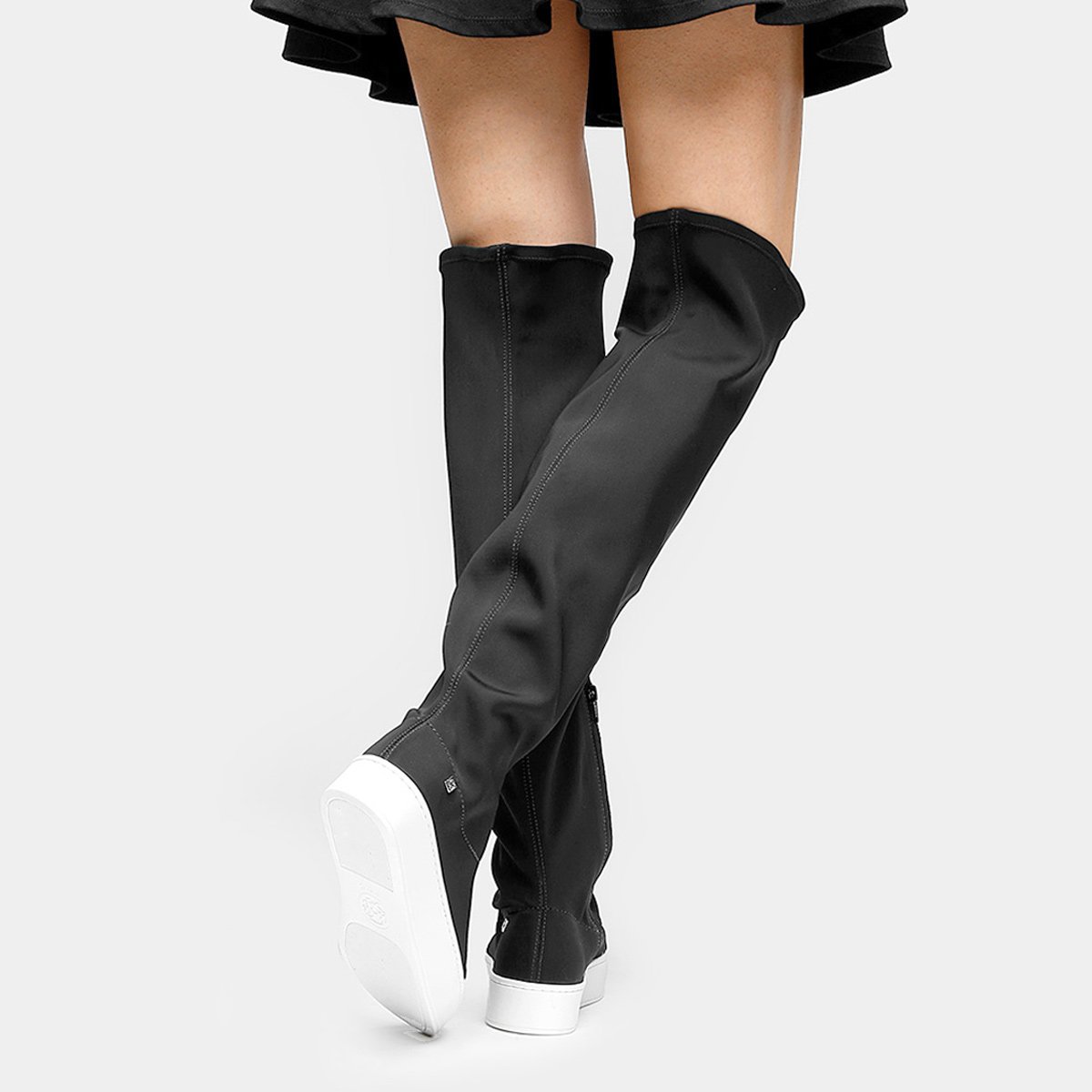 Bota Loucos\u0026Santos Over Knee Solado Tênis - Preto | Zattini